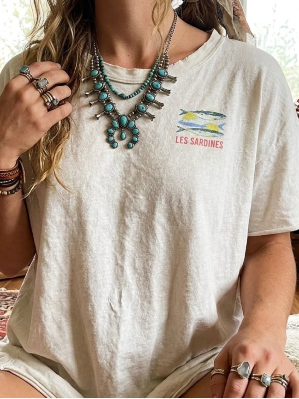 Aerie 100% Cotton Oversized Boyfriend Tee Size Medium